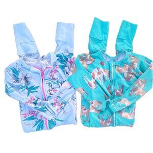 Bonds‎ Baby Wondersuit Lot of 2 Zippy Rompers Elephant Horse Prints Size 3